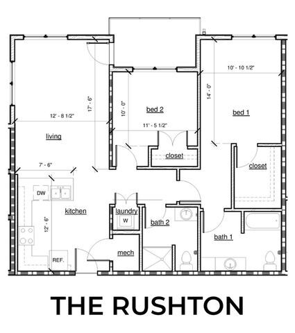 Floor Plan - The Rushton