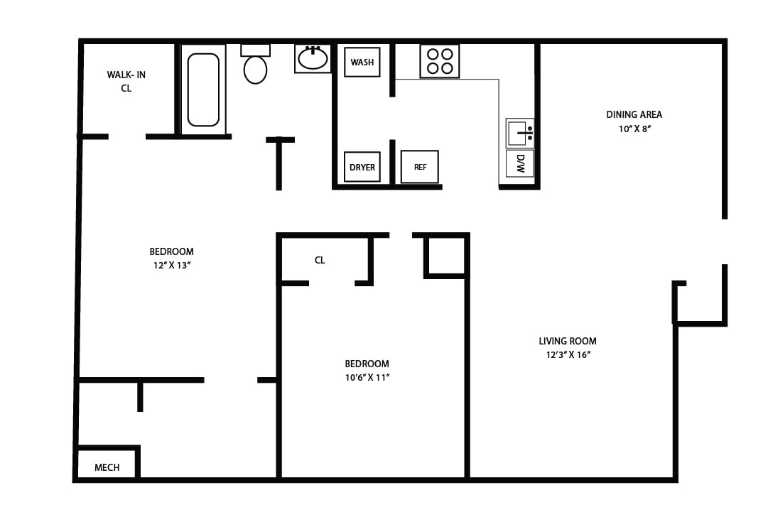Floor Plan - The Magnolia