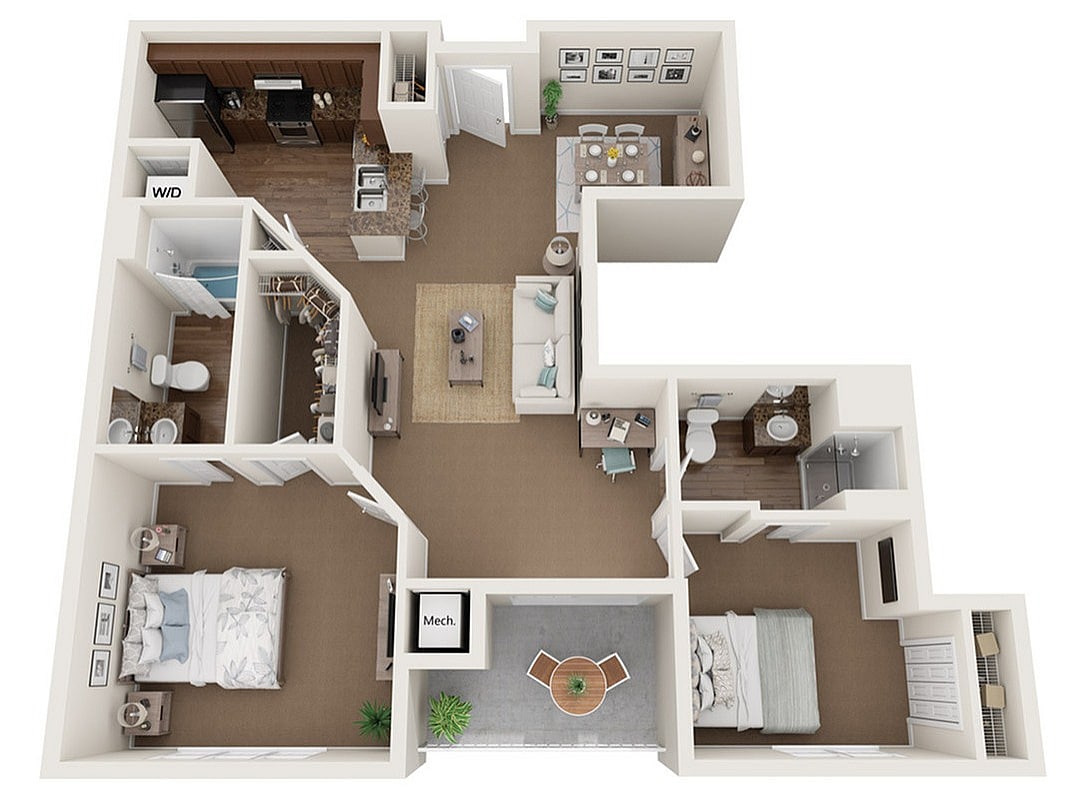 The Manchester II | Barrington Place | Apartments in Madison, WI - The Manchester II