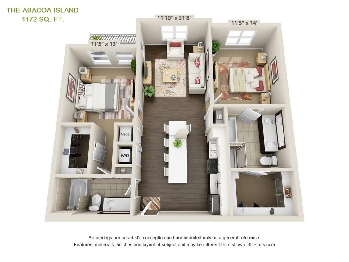 Floor Plan - Abacoa Island