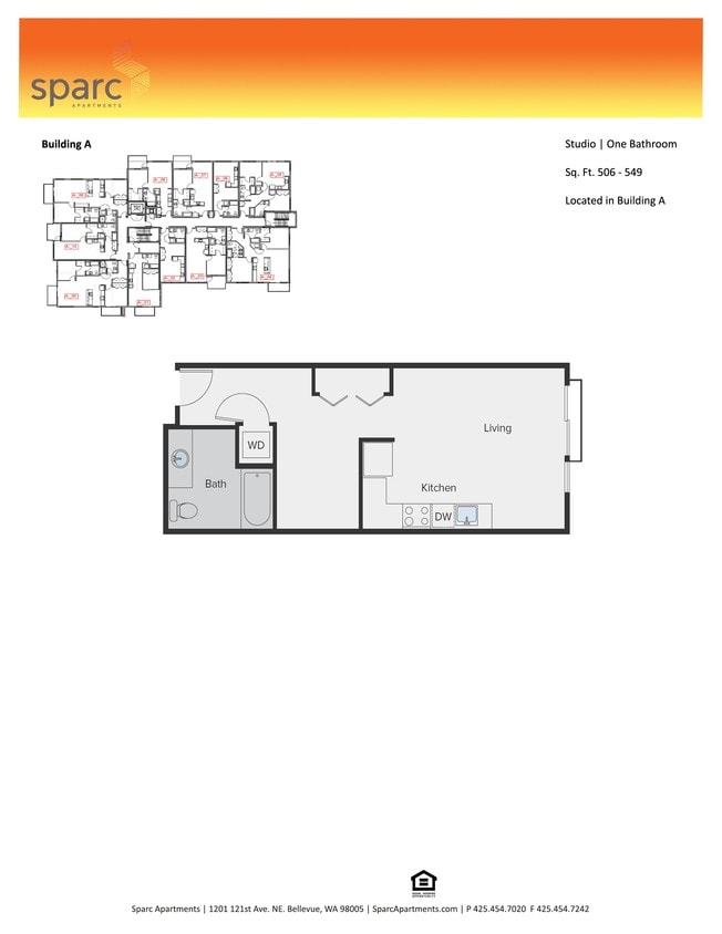 Floor Plan - Studio Building A & E