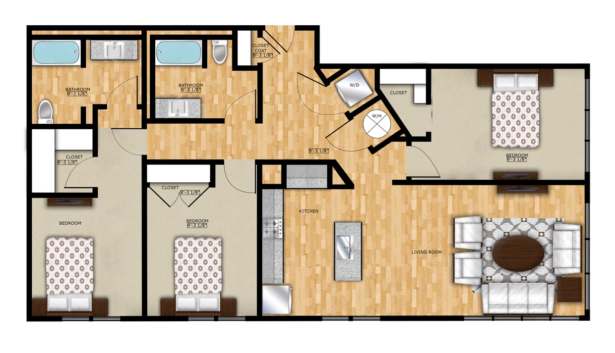 A809-ENLARGED-PLANS-UNIT-C1.1-TYPE-B-Rev.jpg - 3 Bed