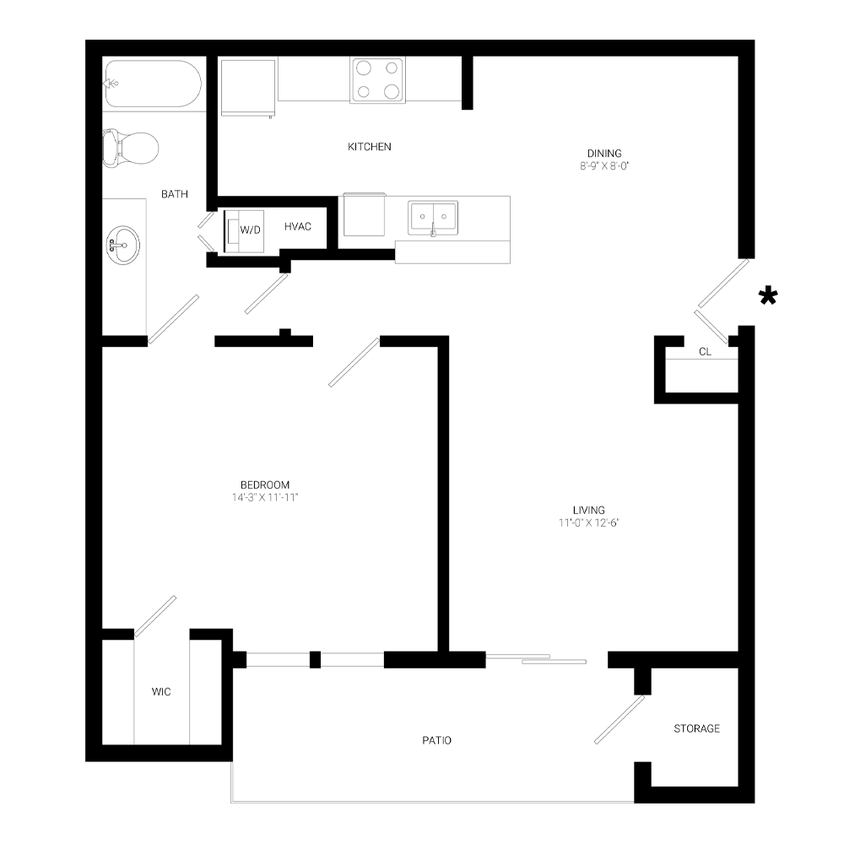 Floor Plan - The Adams