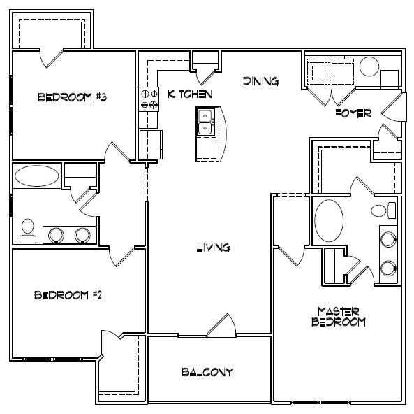 Floor Plan - Water Mill
