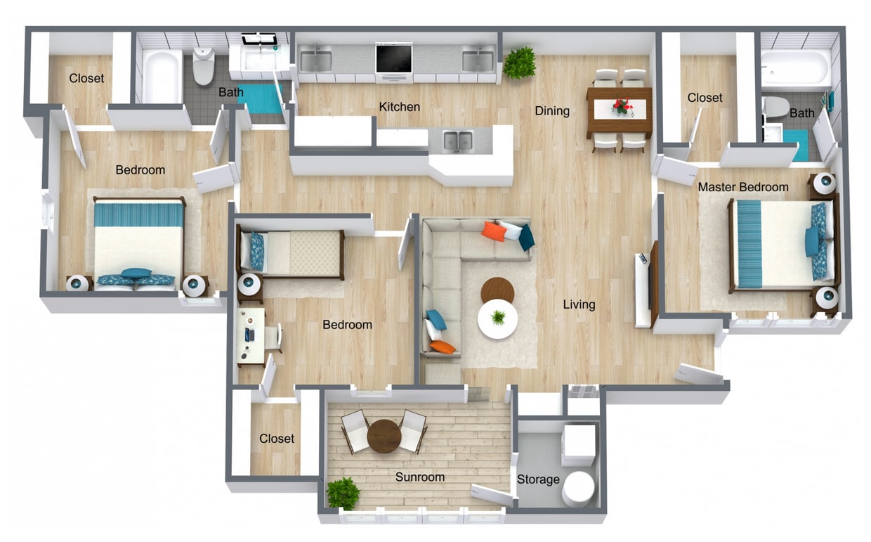 Floor Plan - 3A