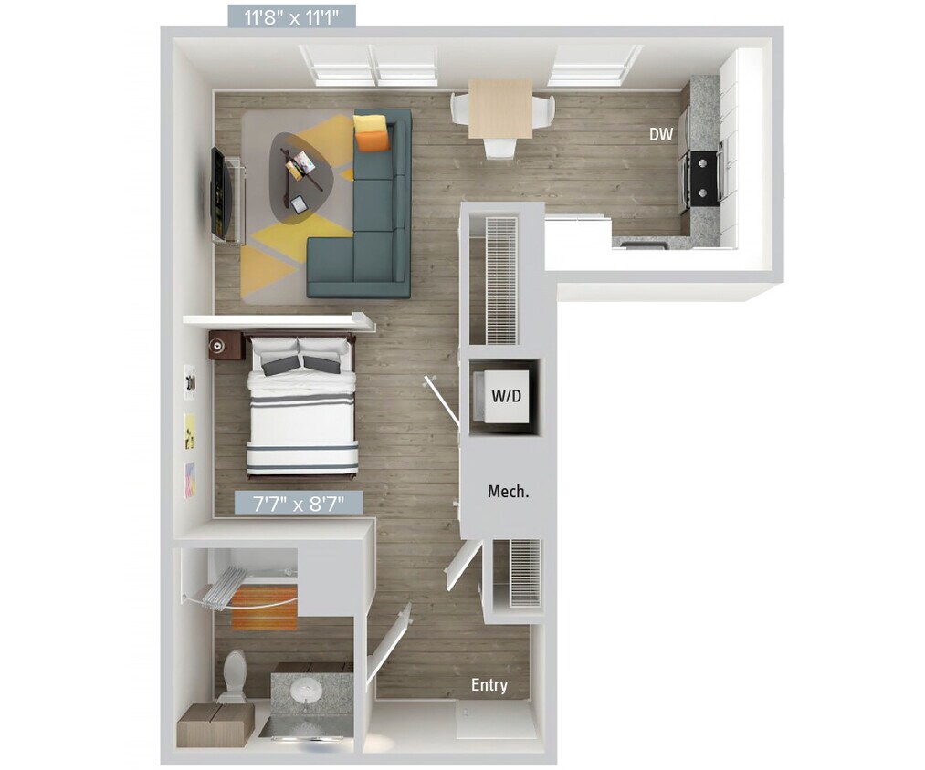 Floor Plan - S7-570SF-Apt238