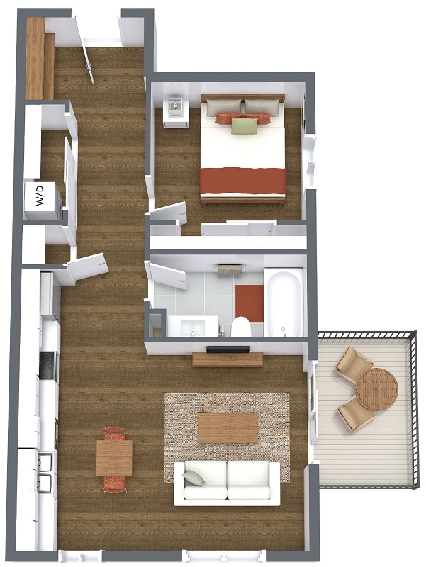 Floor Plan - Keystone Corner w/Balcony