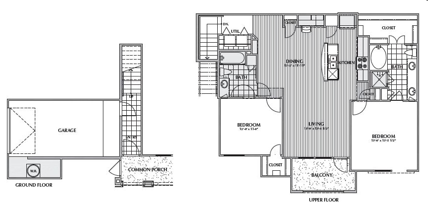C5-MONTGOMERY, 2X2 1289SF (WITH ATTACHED GARAGE) - C5