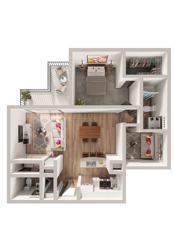 Legacy North - A2DC0 Floorplan - A2D