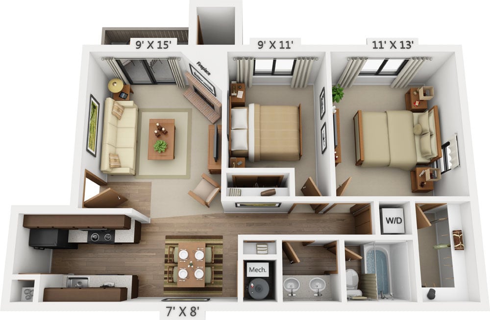 Floor Plan - Spruce