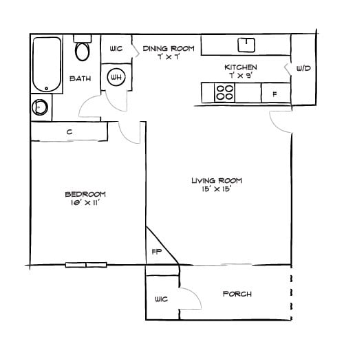 Floor Plan - Design 1B