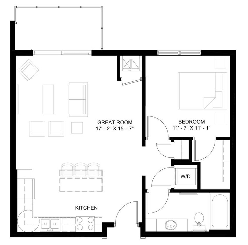 Floor Plan - The Dolores (B12)