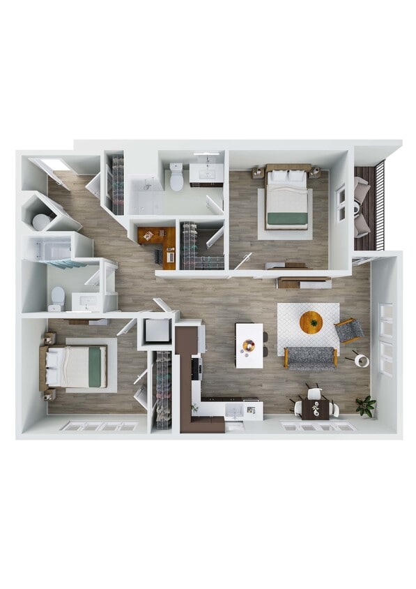 Greektown - Greektown: 2 Bedroom Apartment