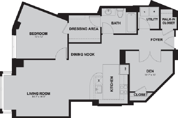 Floor Plan - Bedford (Plus Den)