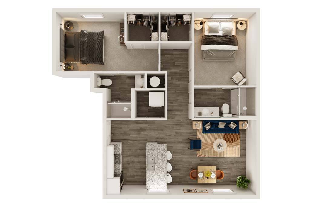 Floor Plan - B5 - SECOND AVE