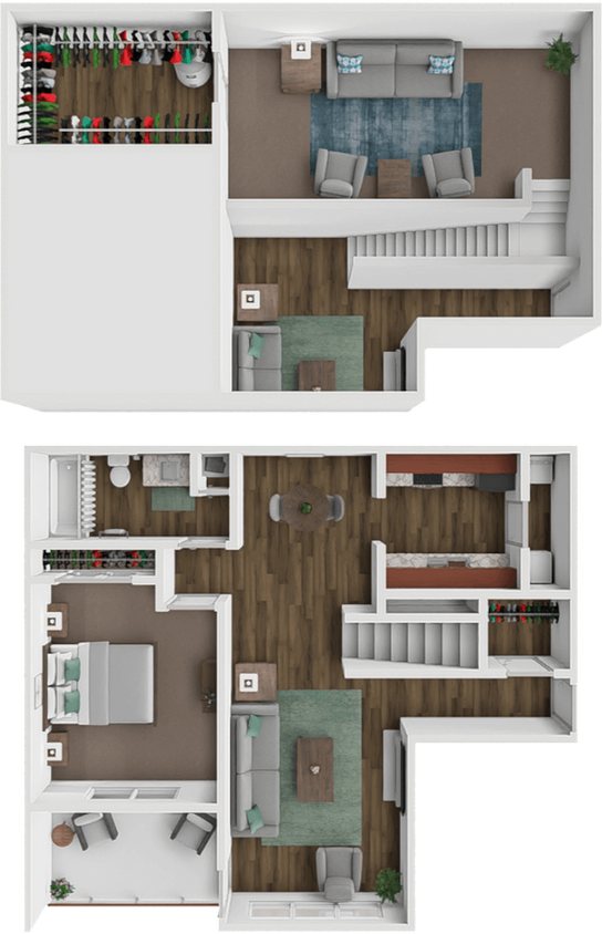 Floor Plan - The Evergreen and Loft