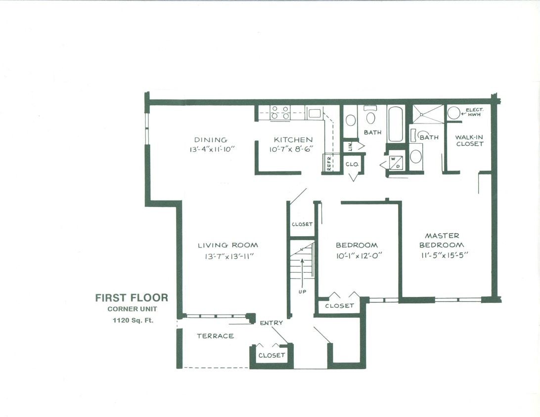 Floor Plan - 2BRC