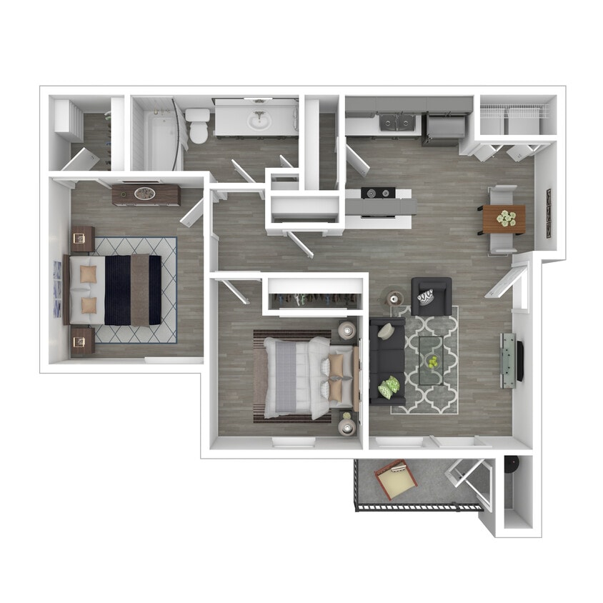 814 Square Foot - 2x1 - Phase 1-2x1-814- Classic