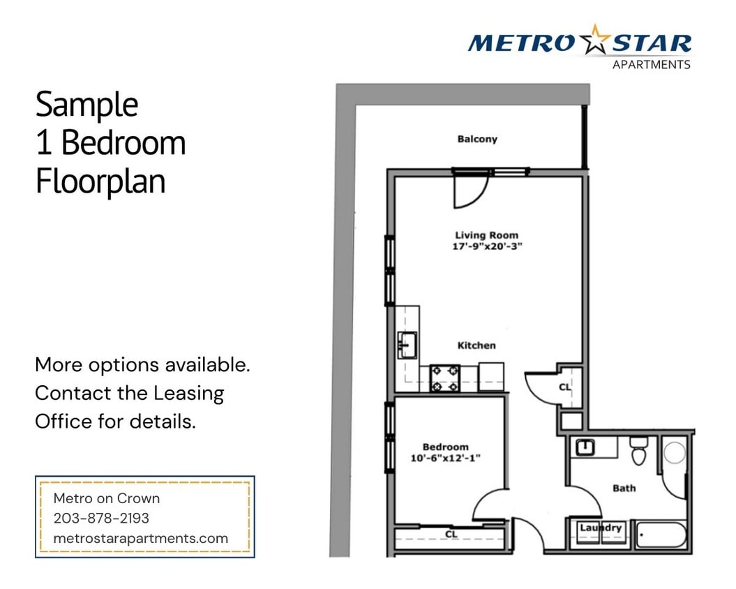 Floor Plan - One Bed