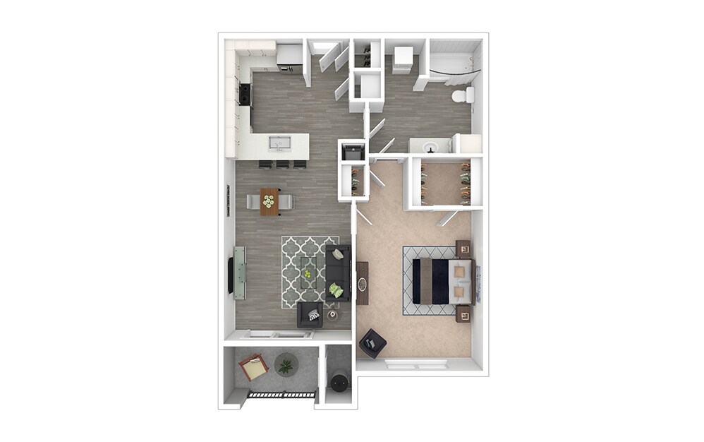 Floor Plan - Allen - Renovated