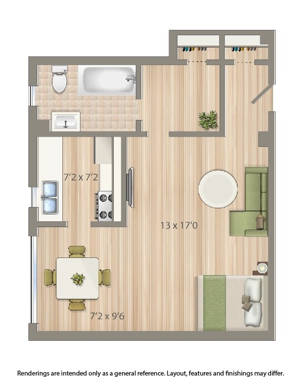 Floor Plan - Studio A
