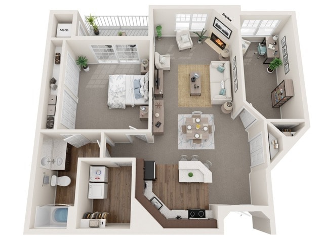 The Bascom | The Landmark at Hatchery Hill | Apartments in Fitchburg, WI - The Bascom I