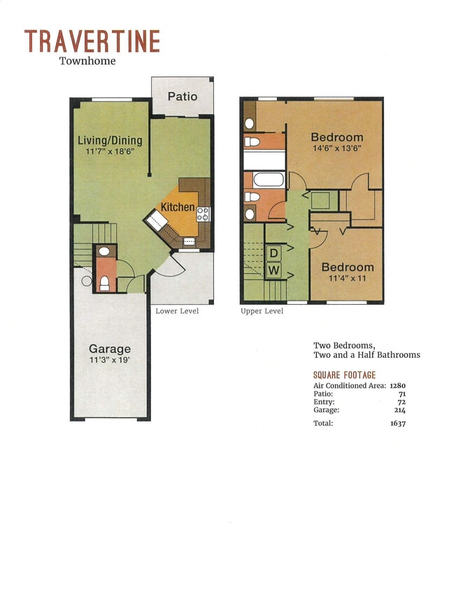 Floor Plan - Travertine