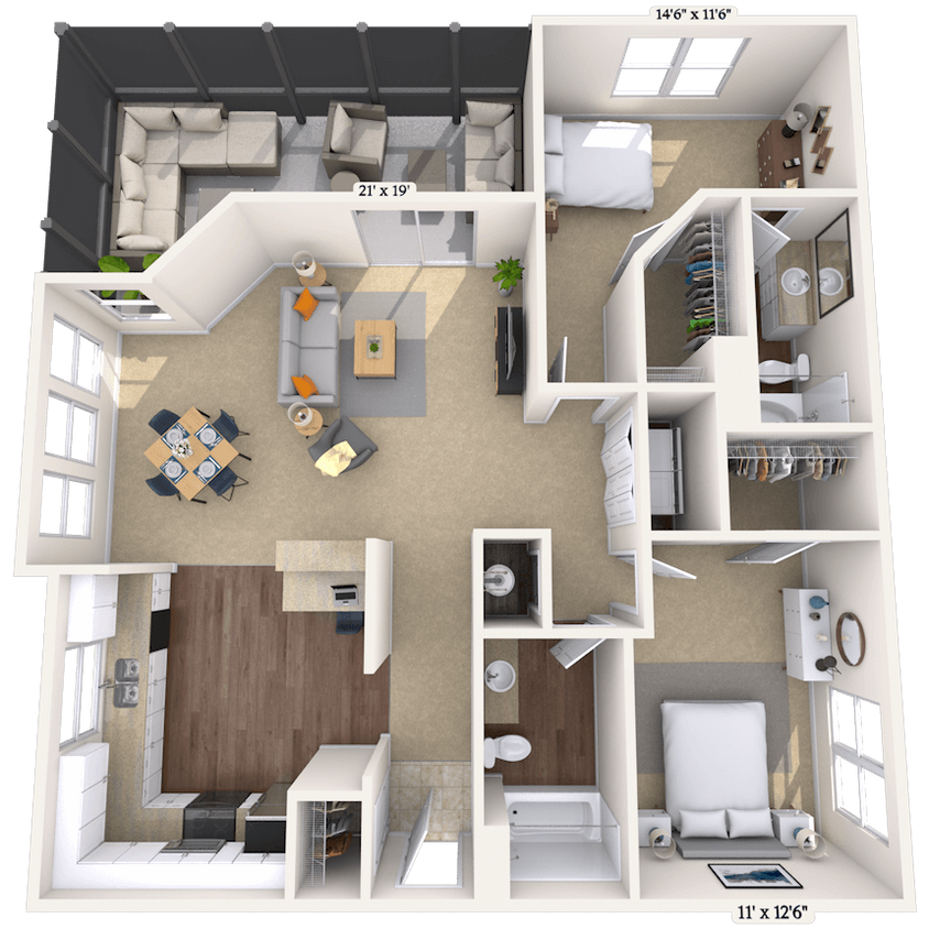 Floor Plan - Gaspirilla Light