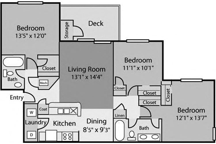 Floor Plan - Morton Renovated C2A