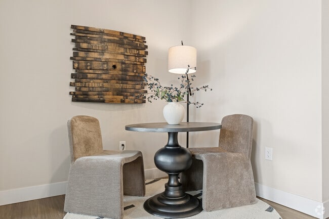 The Charismatic - 1BR, 1BA - 795SF - Living Room - The Charles at Coventry