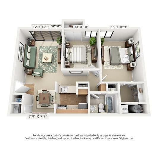 Floor Plan - 2B
