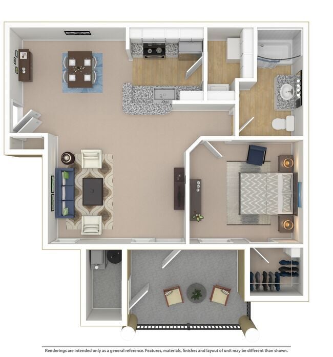 Floor Plan - Everett - A1A