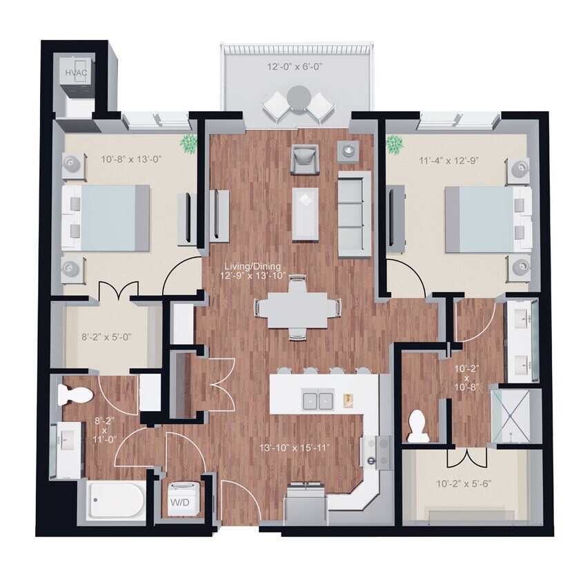 Floor Plan - Gooseberry Falls
