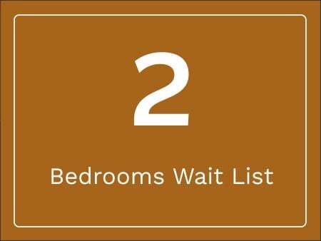 Floor Plan - Two Bedroom Wait List