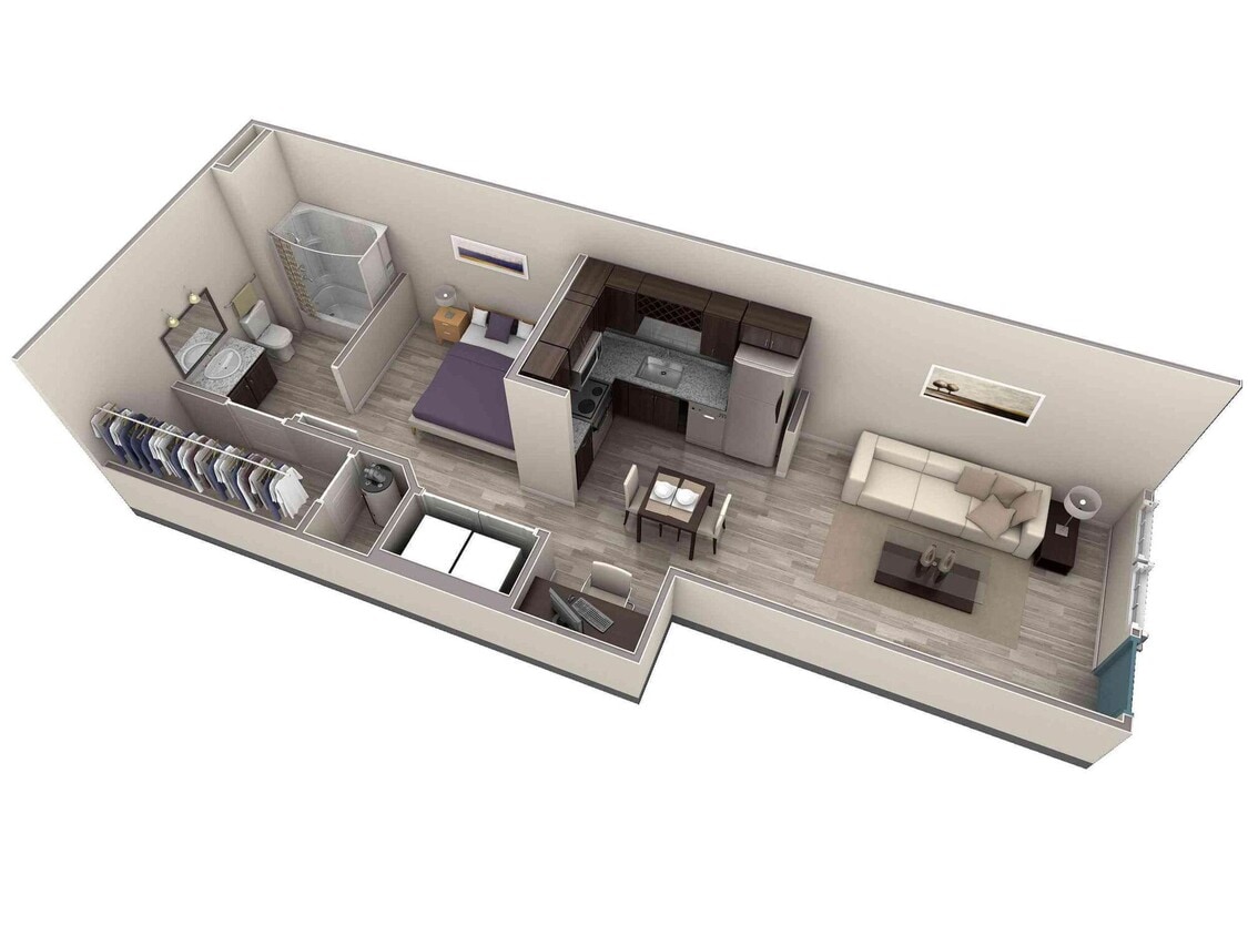 Floor Plan - Studio Grand Courtyard