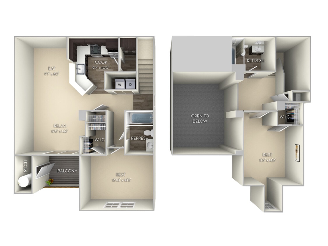 Floor Plan - The Hawthorne