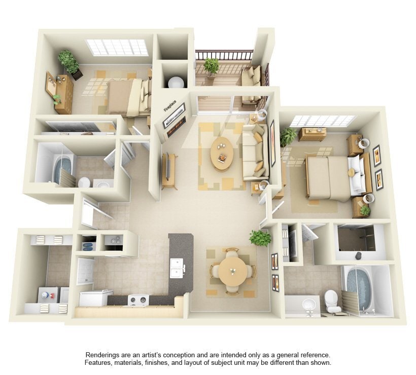 Floor Plan - B2 - Keystone