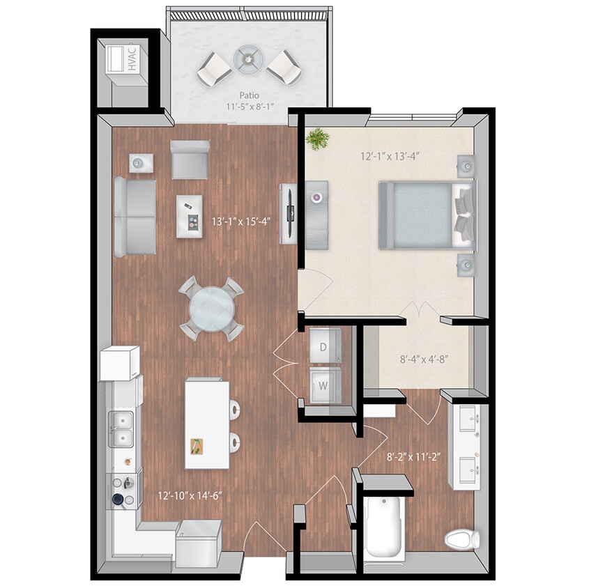Floor Plan - Bordeaux ADA