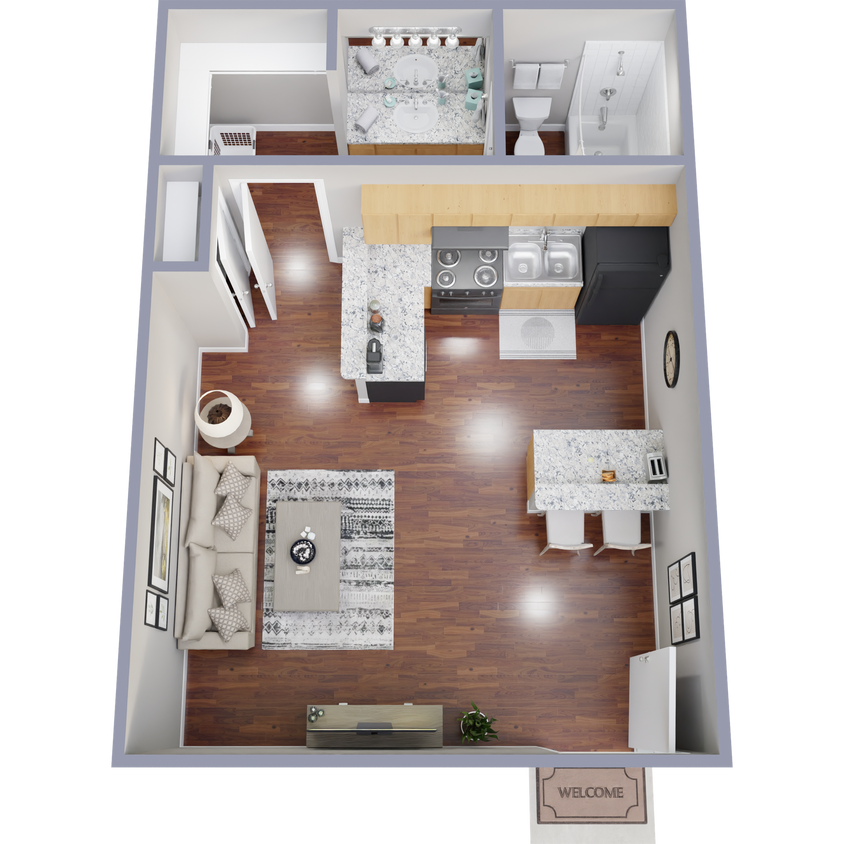 Floor Plan - Studio Downstairs 