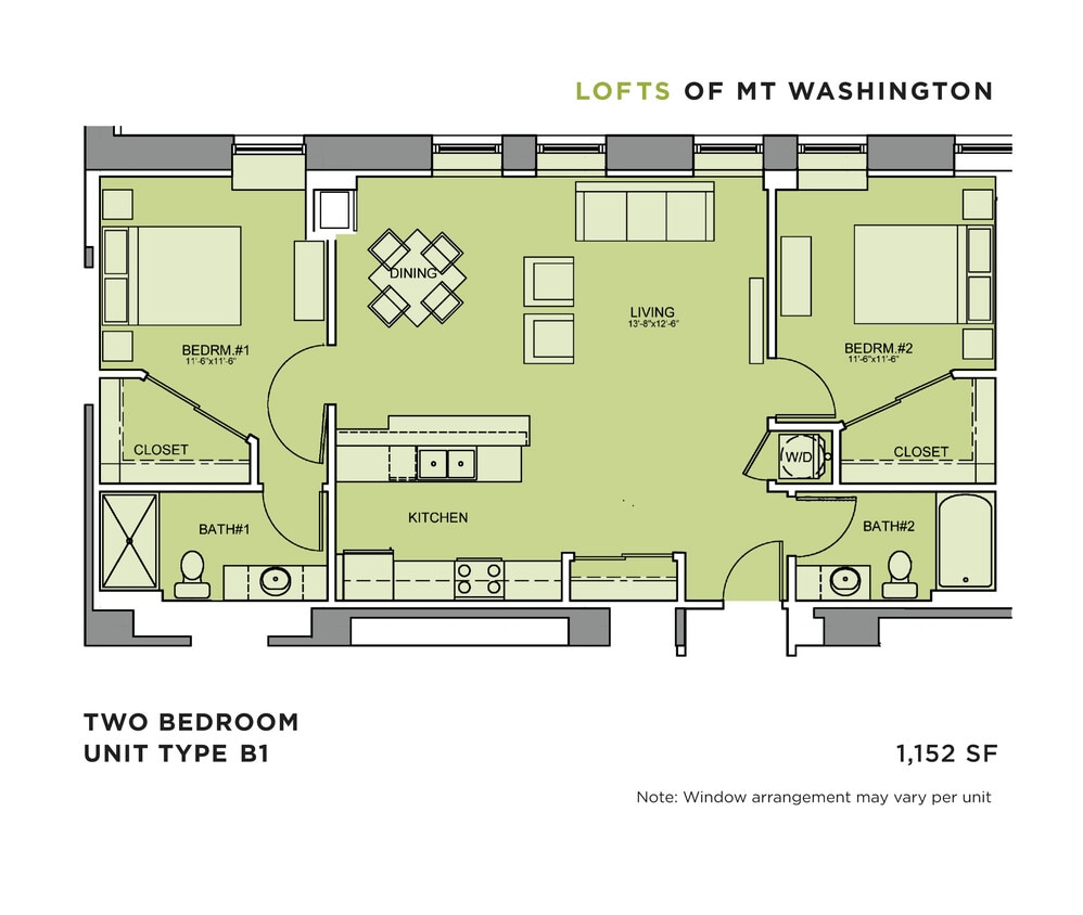Floor Plan - Two Bedroom