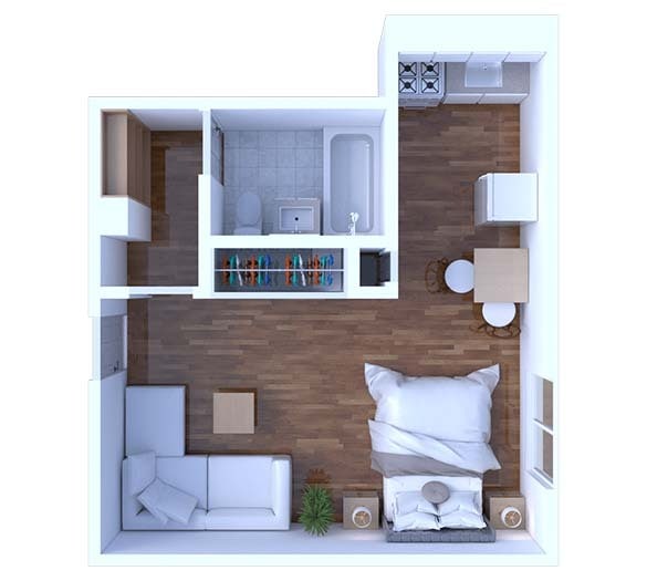 Floor Plan - Studio Floor Plan S9