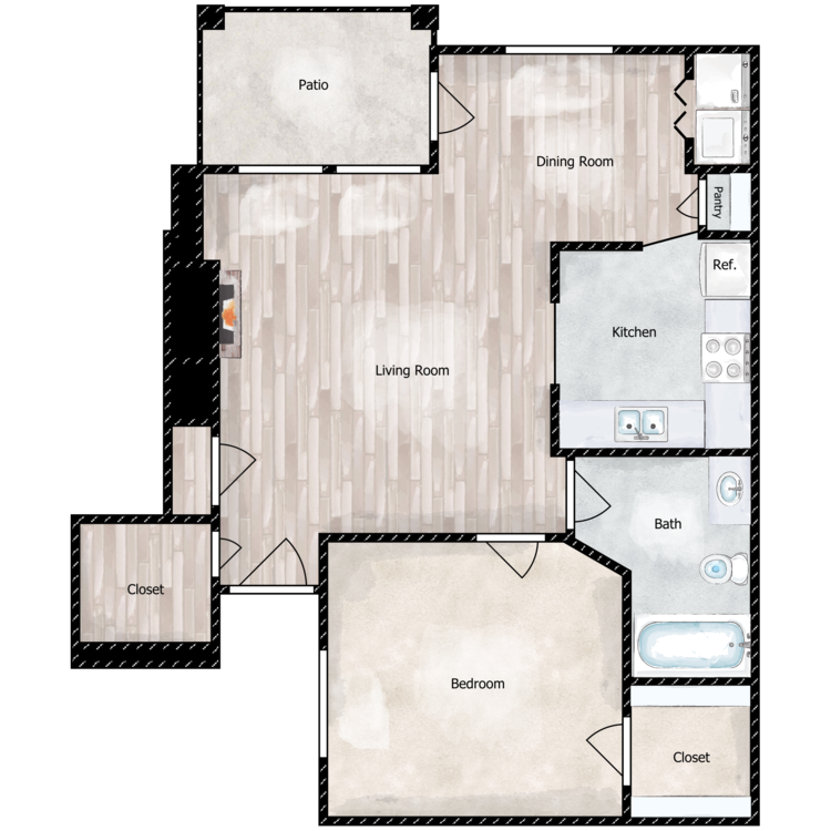 1B1B_783_913857.png - 1 Bed 1 Bath