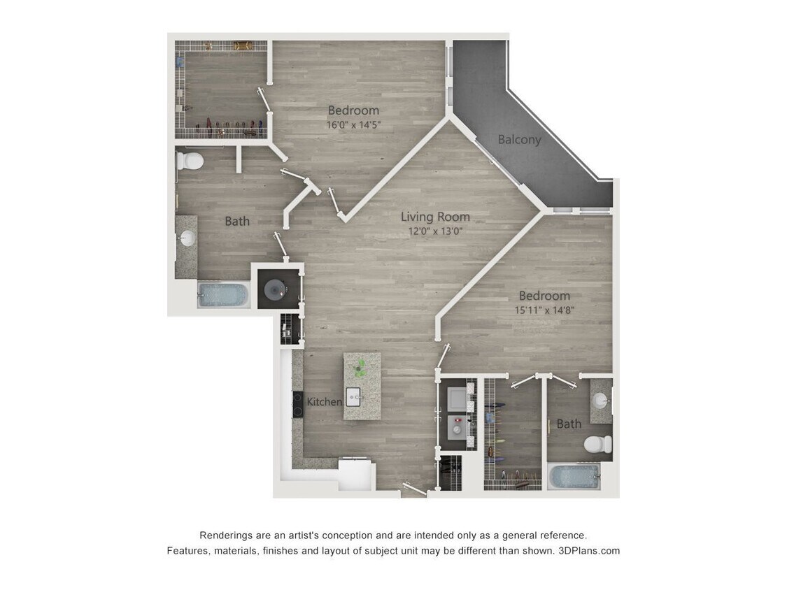 Novel NoDa - B2c ADA - 2 Beds - 2 Baths - 1324 Sq. ft. - B2c ADA