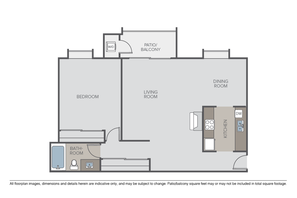 1 Bed 1 Bath (BL) - 1 Bed 1 Bath (BL)