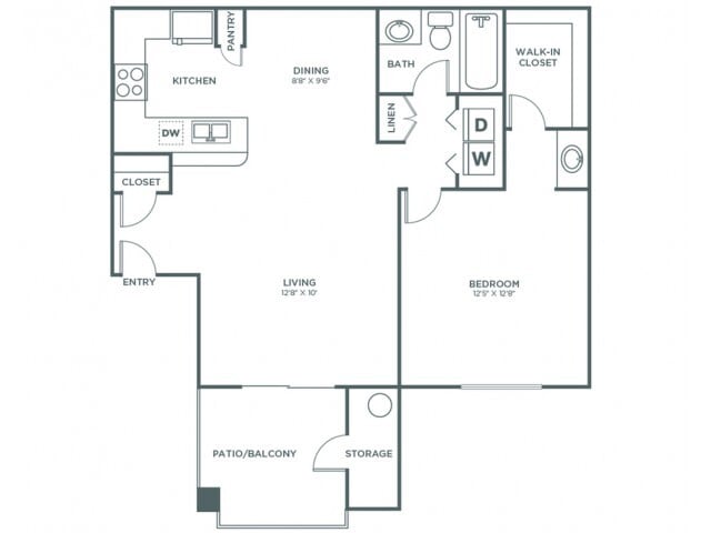 1 Bedroom 1 Bath - Sophisticated - 1 Bedroom 1 Bath - Sophisticated