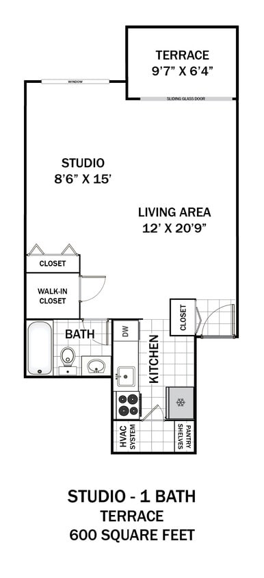 Floor Plan - Studio