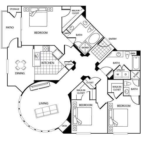 Floor Plan - Santa Rosa