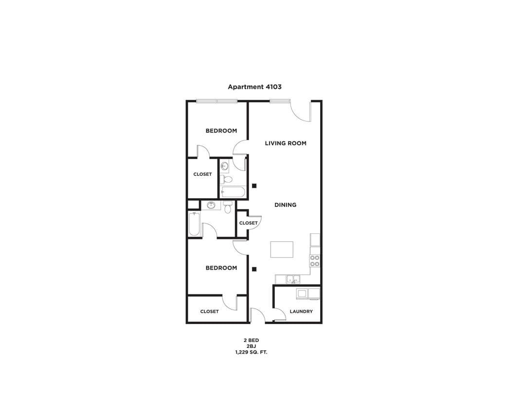 Floor Plan - 2BJ