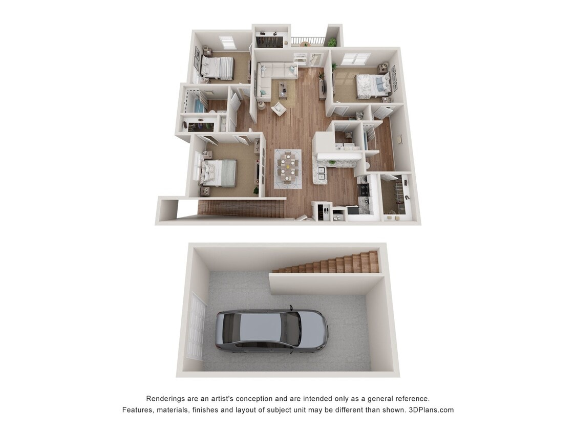 Floor Plan - Longleaf w/ Garage