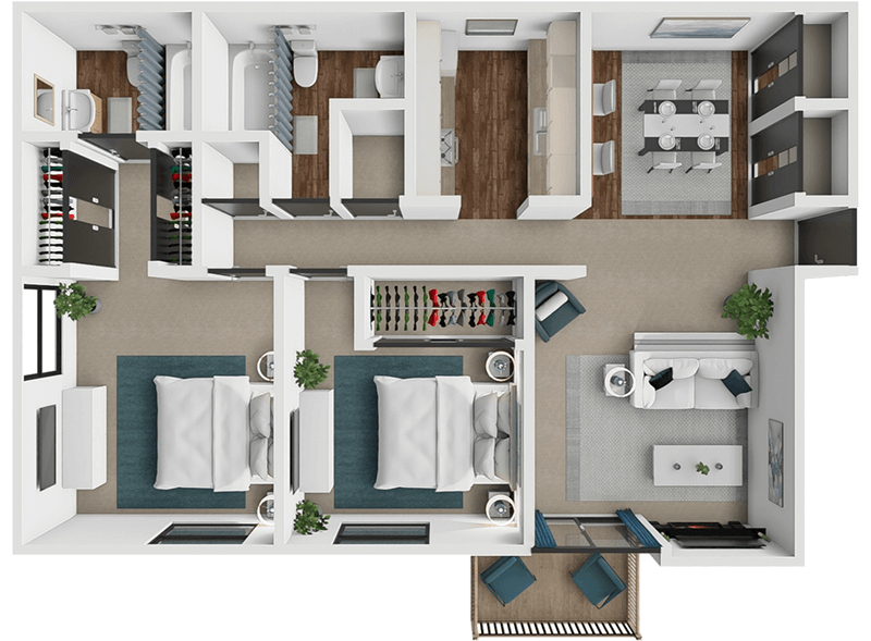 Floor Plan - The Oak